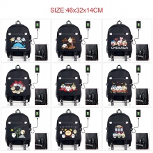 CHIIKAWA USB charging laptop backpack school bags