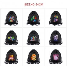 Inside Out anime drawstring backpack bag