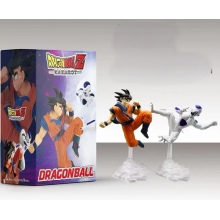 18cm Dragon Ball Son Goku vs Frieza anime figures set