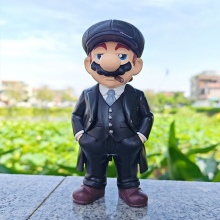 16cm Super Mario Peaky Blinders Shelby resin figur...
