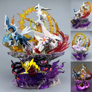 37cm Pokemon Ppap Four Legendary Beasts Set Figure(can lightable)
