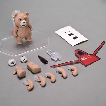 5cm Teddy bear anime figure figma 290#