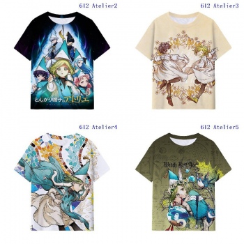 Witch Hat Atelier anime milk silk fabric t-shirts