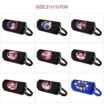 Straykids star canvas pen case pencil bags