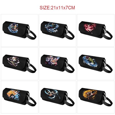 Demon Slayer anime canvas pen case pencil bags