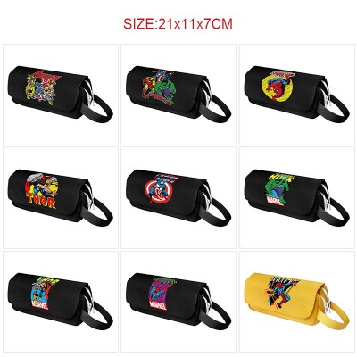 Super Hero Iron Spider Super Man Batman canvas pen case pencil bags