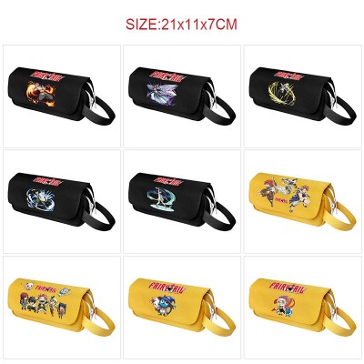 Fairy Tail anime canvas pen case pencil bags