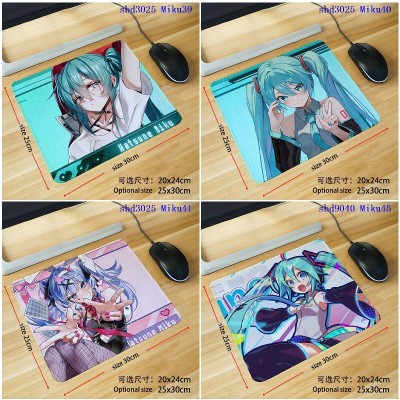 Hatsune Miku anime mouse pad mat 30*25*0.3cm
