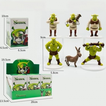 9cm Shrek anime figures(6pcs a set)