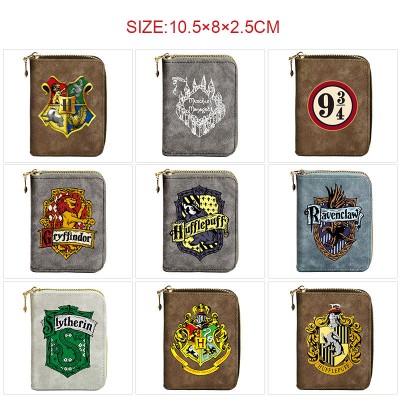 Harry Potter Zipper Short Wallet Card Holder Pack