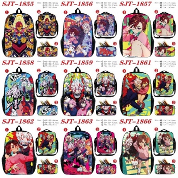 Dandadan anime nylon backpack bag shoulder pencil case