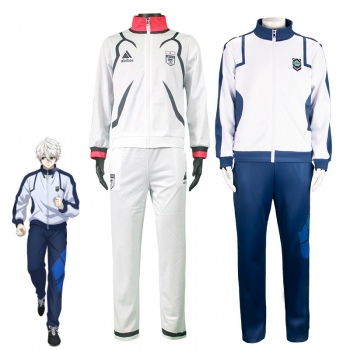 Blue Lock Football Uniform Sportswear Soccer Jakets Hoodies