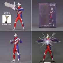 17cm Ultraman Tiga action figure(can lightable)