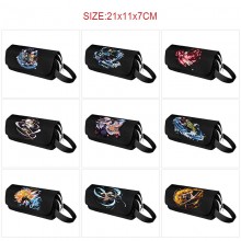 Demon Slayer anime canvas pen case pencil bags