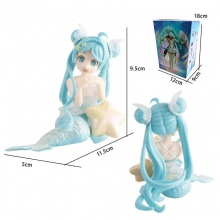 9.5cm Mermaid Hatsune Miku anime figure