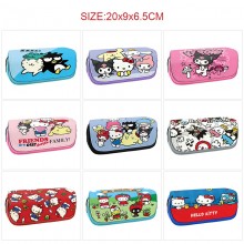 Sanrio Melody kitty Cinnamoroll Kuromi pen case pe...
