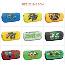 Minecraft game pen case pencil bag