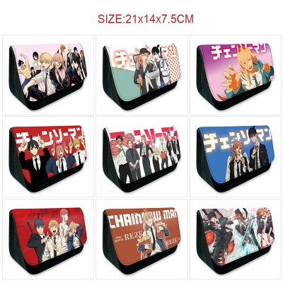 Chainsaw Man triangle pen bag pencil case