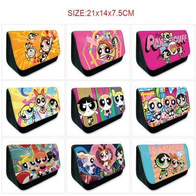 The Powerpuff Girls triangle pen bag pencil case