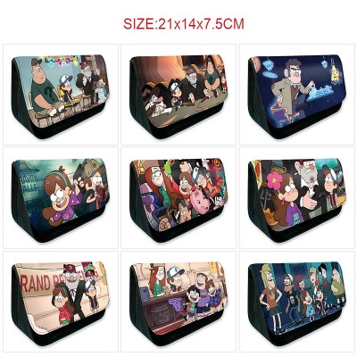 Gravity Falls triangle pen bag pencil case