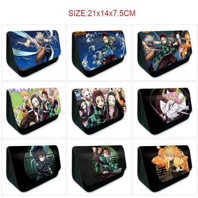 Demon Slayer triangle pen bag pencil case