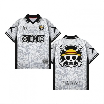 One Piece anime short sleeved polo t-shirt t shirts