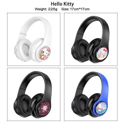 Hello Kitty wireless bluetooth stereo support card earphone headphones