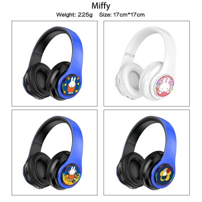 Miffy wireless bluetooth stereo support card earphone headphones