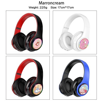 Marroncream wireless bluetooth stereo support card earphone headphones
