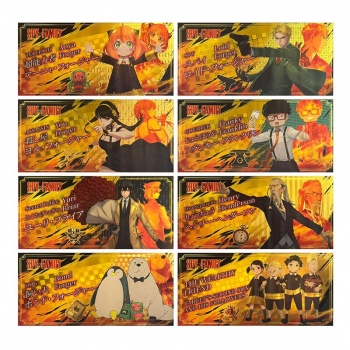 SPY x FAMILY Silver Cards Memorial Collection Cards