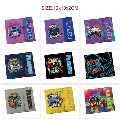 Game controller snap wallet buckle purse