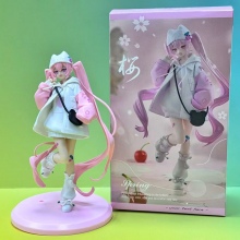 19cm Sakura Hatsune Miku Cool Style Anime Figure