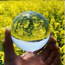 30mm-120mm Crystal Ball Lensball Clear Glass K9 Gl...