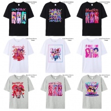 K-POP Demon Hunters anime short sleeve cotton t-shirt