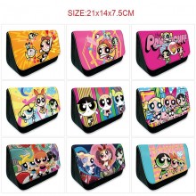 The Powerpuff Girls triangle pen bag pencil case