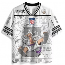 One Piece Soccer Short Sleeve Printed T-Shirt