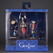 4pcs/set New Movie Coraline Figure 3-16cm