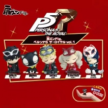 5pcs/set Persona P5 Figures Shoulder To Shoulder Sleeping Posture