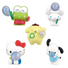 5pcs/set Sanrio Characters Bubbles Series Capsule Toys Figures