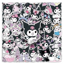 50pcs Sanrio Kuromi anime waterproof stickers