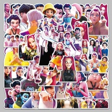 50pcs K-POP Demon Hunters waterproof stickers set