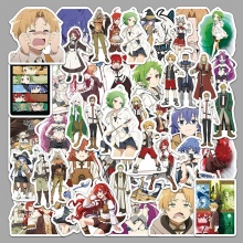 50pcs Mushoku Tensei Jobless Reincarnation waterproof stickers set