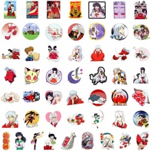 50pcs Inuyasha anime waterproof stickers set