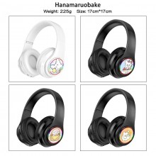 Hanamaruobake wireless bluetooth stereo support card earphone headphones