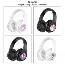 Kuromi wireless bluetooth stereo support card earphone headphones
