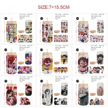 DANDADAN anime frosted glass cups 350ml/450ml