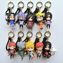 Naruto anime figure doll key chains