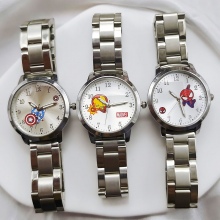 Spider Man Iron Man Captain America Steel Belt Watch