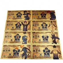 Blue Lock coin gold banknotes bills(price for 1pcs...