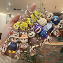 Labubu figure doll key chains keychains